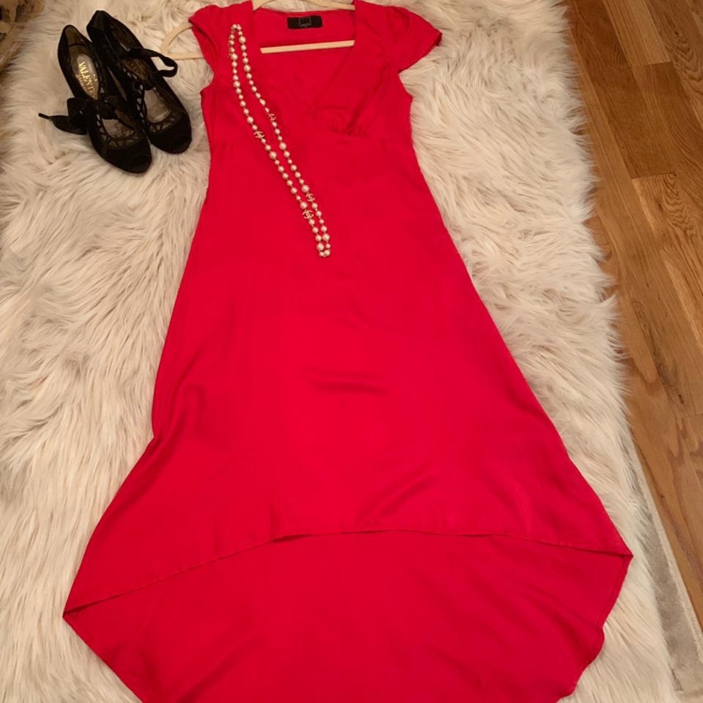100% silk Dolce Vita Red dress